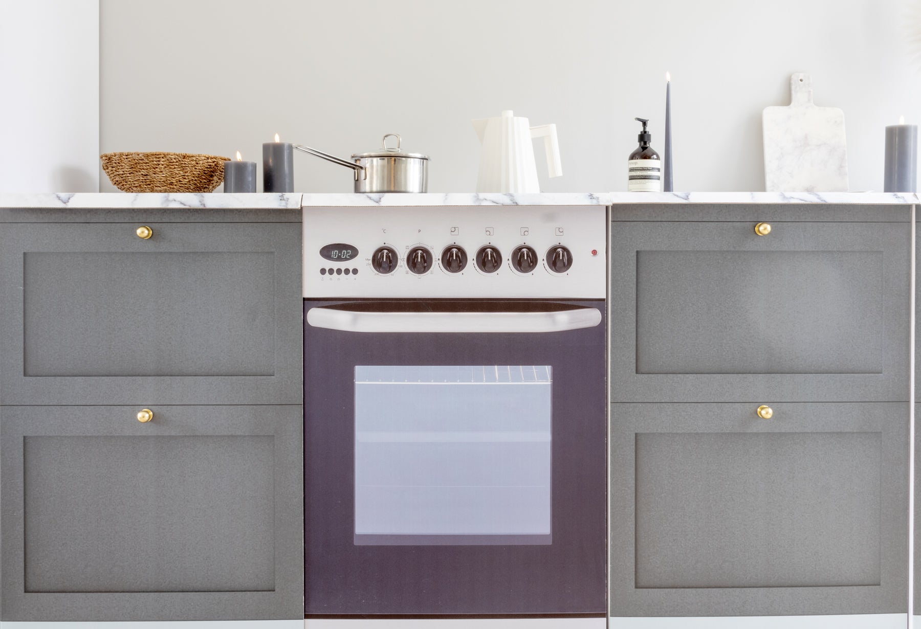 Cucina decorativa LOKE | Piano cottura indipendente per Home Staging