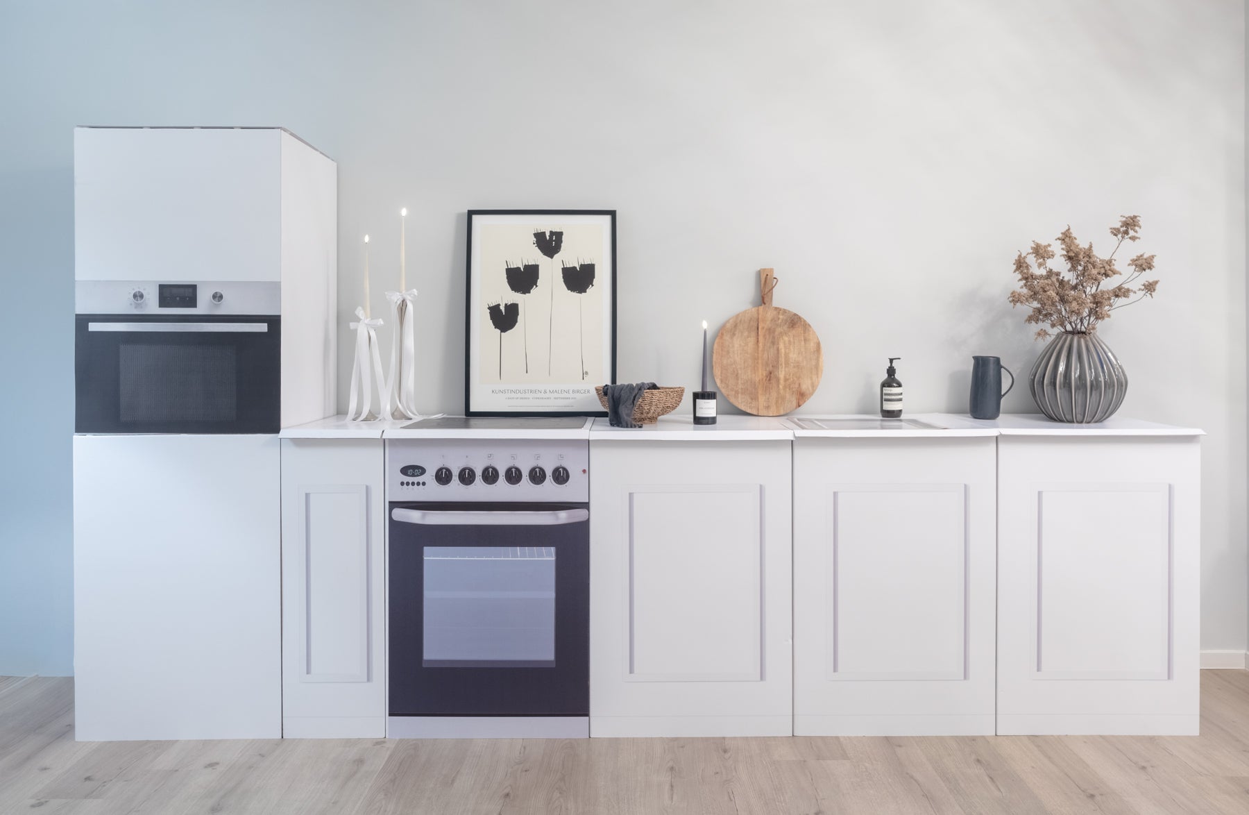 Modulo cucina ENNA bianco neve | Cucina per Home Staging